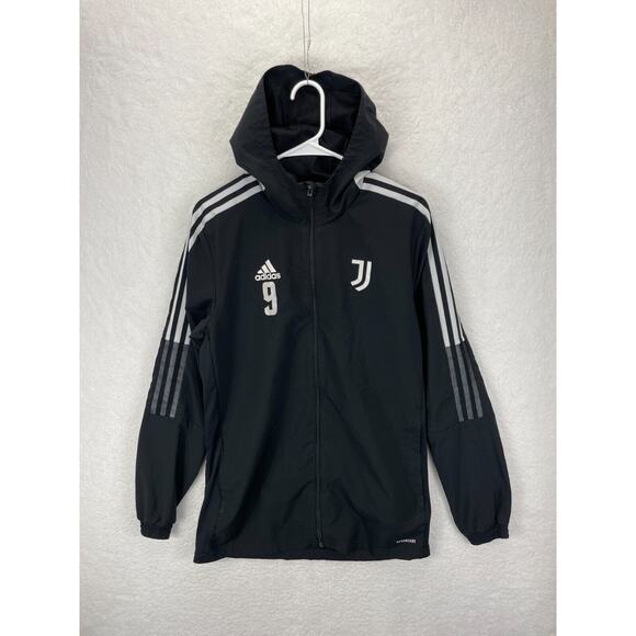Adidas Juventus Track Jacket Men’s S Black White 2022 2023 Soccer‎ Football - Picture 1 of 9
